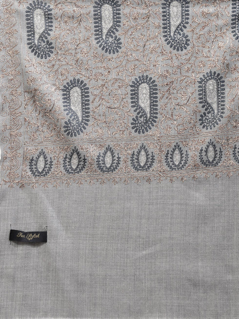Women's Aari Embroidery Wool Shawl
